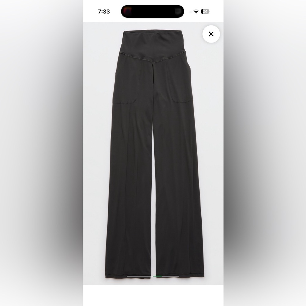 aerie High-Waist Wide-Leg Pants